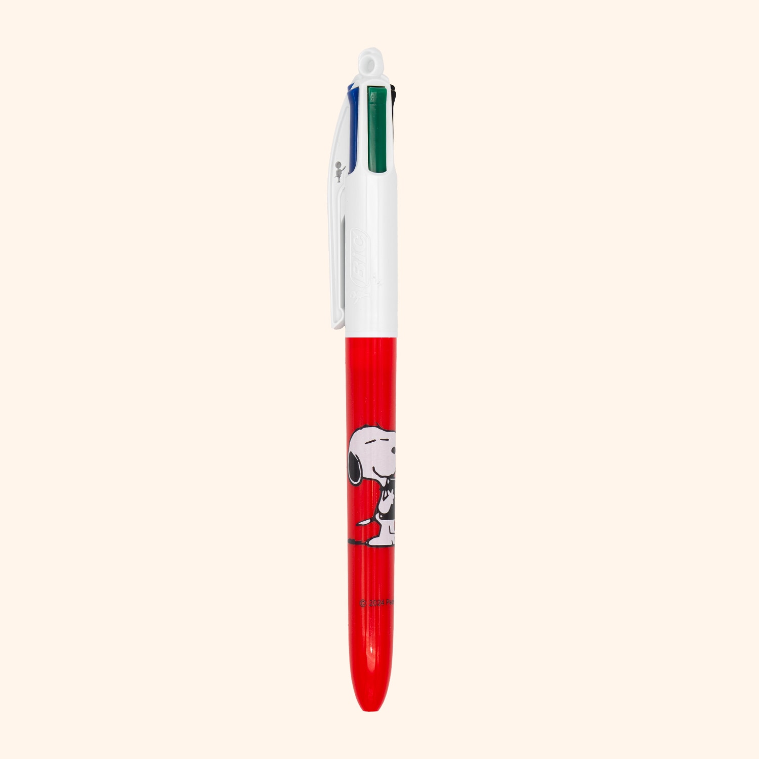 Stylo Bic 4 couleurs Snoopy